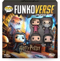 Pop! Funkoverse Strategy Game: Harry Potter 102 Base Set - featuring Delores Umbridge, Albus Dumbledore, Rubeus Hagrid, and Severus Snape